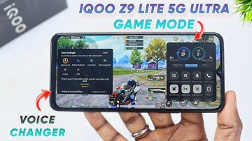 IQOO Z9 Lite 5G Ultra Game Mode Voice Changer And New Gaming Features