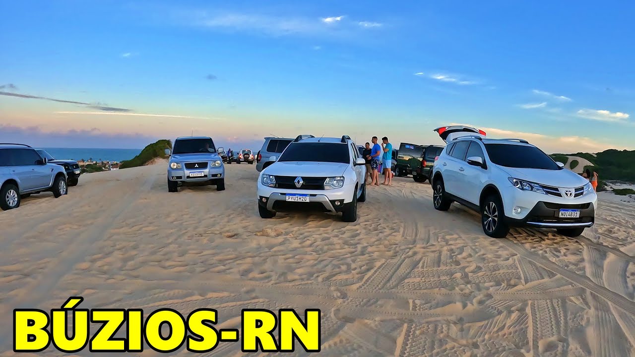 VÁRIOS 4X4 NA DUNA DO TROLLINHO EM BÚZIOS/RN