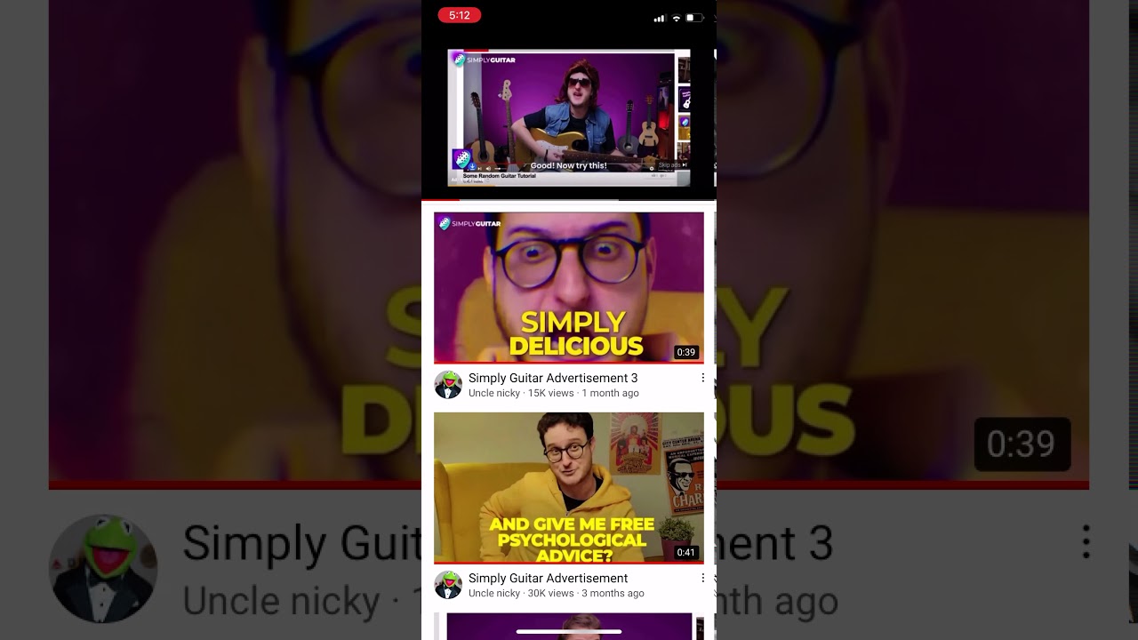 Simply guitar advertisement 2