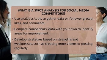 What Is A SWOT Analysis For Social Media Competitors? - Social Media Business Playbook