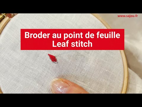 Embroidery - Leaf Stitch