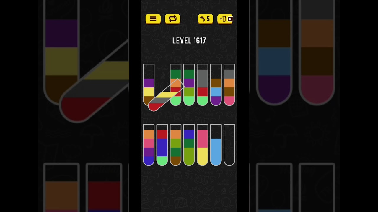Water sort puzzle level 1617