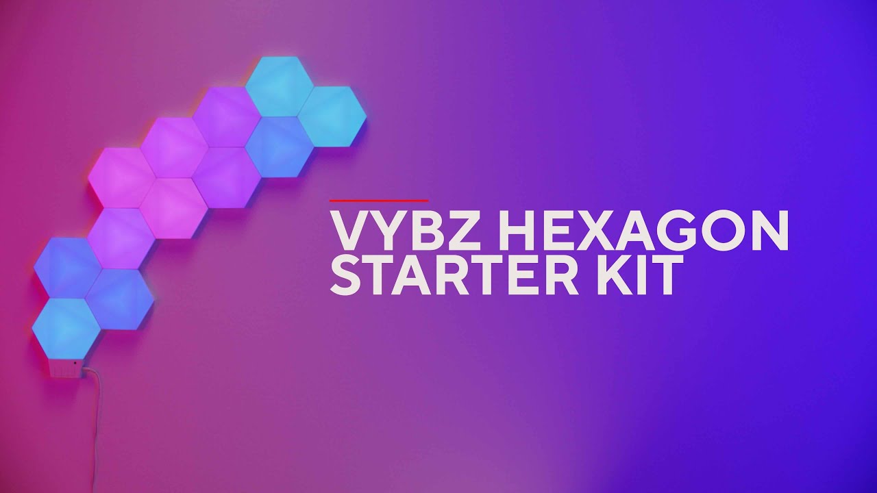 VYBZ HEXAGON LIGHT PANELS - Your Room, Your Rules