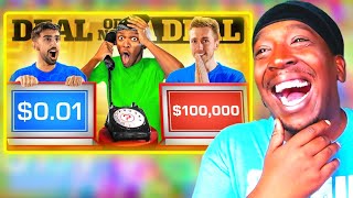 AMERICAN REACTS TO SIDEMEN DEAL OR NOT A DEAL