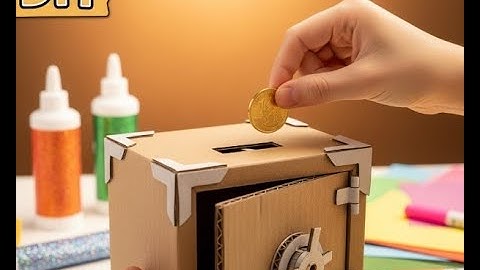 Melas DIY - CONSTRUIT TON COFFRE-FORT ( en carton ?! )  From : @MehditheDIY