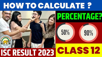 Icse topper 2023 |how to calculate best of 5 percentage in icse class 12🔥 | isc marks calculation