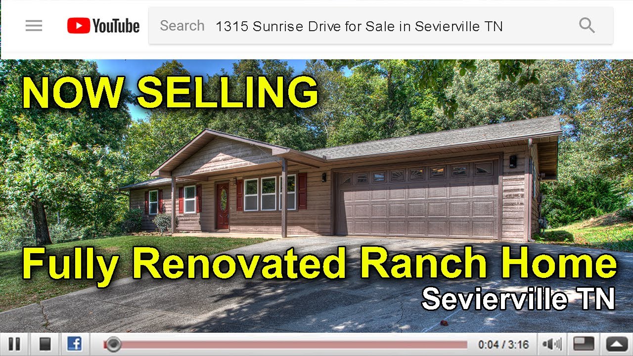 1315 Sunrise Drive For Sale in Sevierville TN - by Randy Bable of 10 Realty