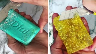 Asmr Soap Carving Relaxing Sounds no talking near to sea #40 screenshot 5
