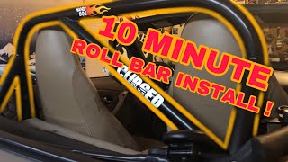 NB MIATA HARD DOG ROLL BAR INSTALL