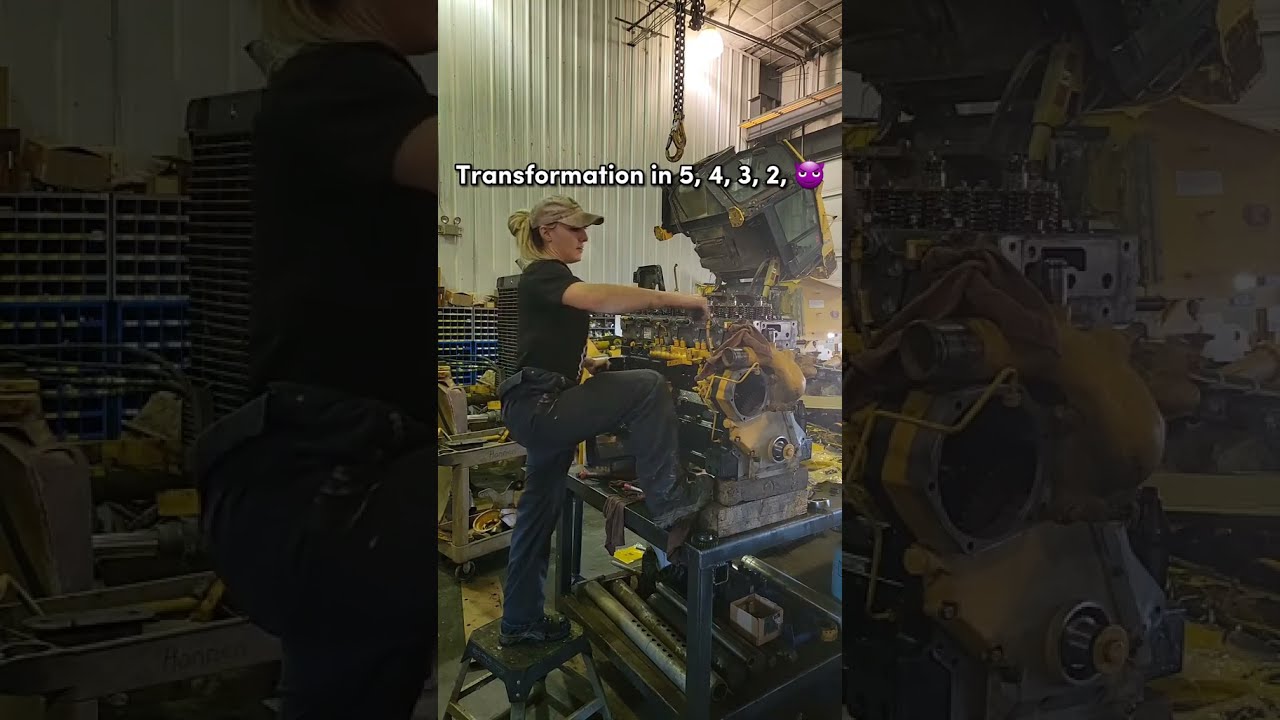 Throwback Dieselmechanic Transformation Femalemechanic
