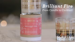Holiday Candle becomes a Fireplace Cocktail! | Peppermint White Russian