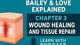 Bailey and Love Explained | Chapter 3: Wound Healing and Tissue Repair | Learn with podcast