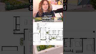 Can I turn a real-life floor plan into a cute house in #thesims4 ?? #gaming