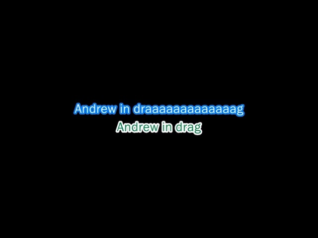 The Magnetic Fields - Andrew In Drag (karaoke)