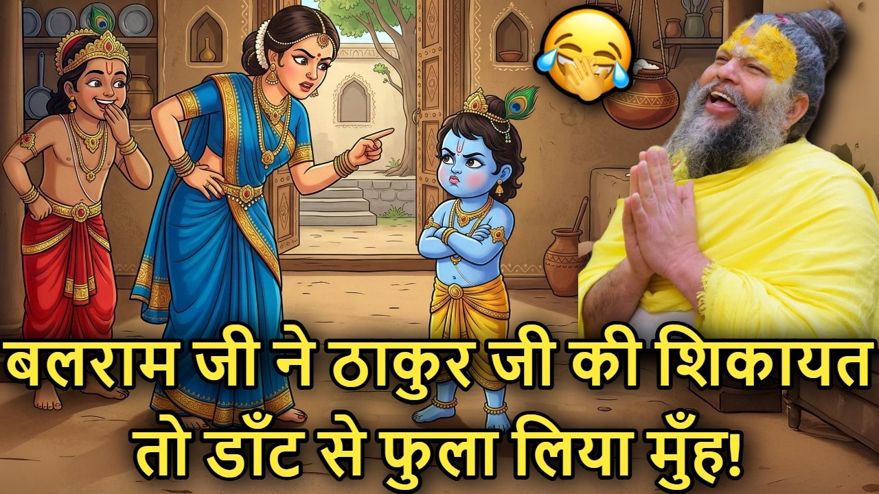 🧸😜 Balram Ji Ne Laga Di 🫧 Thakur Ji Ki Shikayat 😡 To Daant Se Phula Liya Muh!