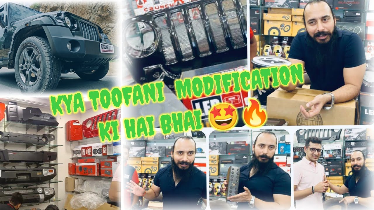 Thar ki Best ModificationKarol Bagh MeinBharat Car Accessories