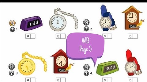 GET SMART PLUS 3 | WORKBOOK PAGE 5 | LISTEN AND TICK | WHAT’S THE TIME?