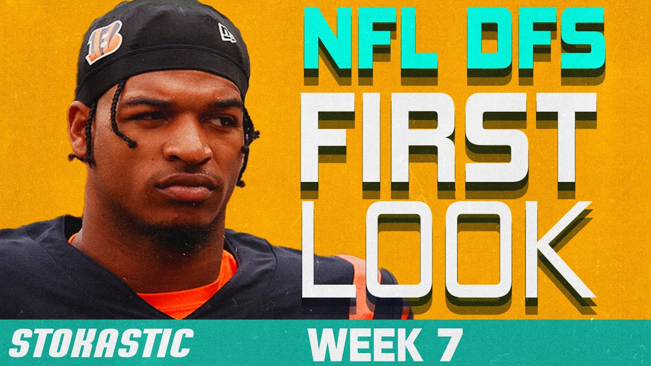 NFL DFS First Look Picks Week 7 | NFL DFS Strategy