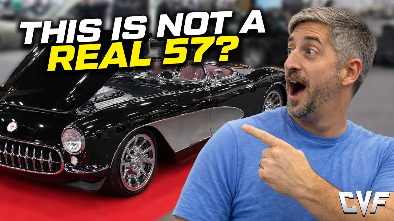 Никогда бы не подумали, что это не настоящий Corvette 1957 года | Hot Rod Bio | CVF Racing