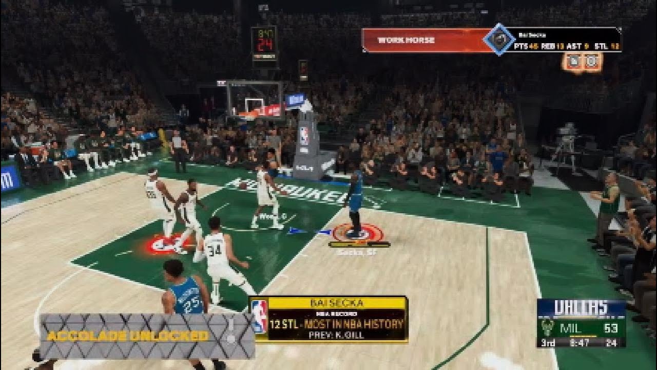 NBA Steals record and Quadruple Double in One Game - YouTube