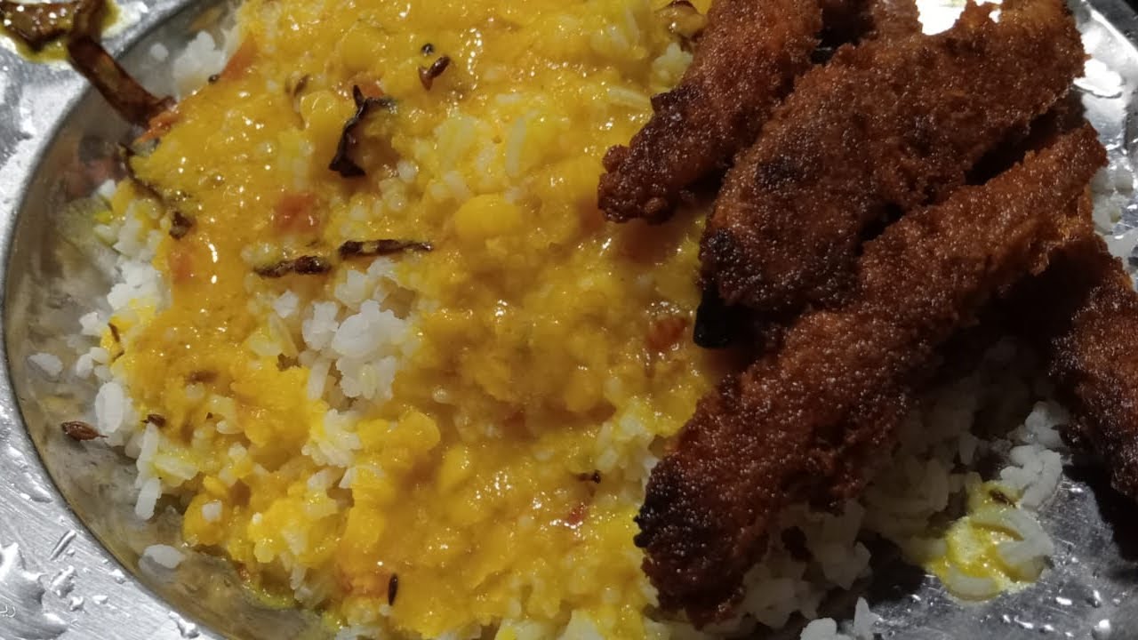 Rifa Rice Comfort Food Dal tadka 😋 Bombil fish fry Steam Rice Vlog 2024 Rifa Mom ...