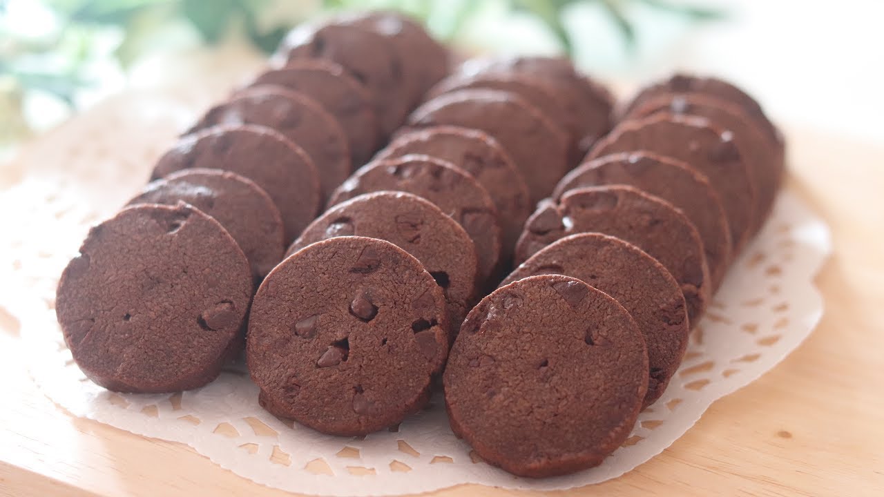 サックサク♡チョコレートアイスボックスクッキーの作り方／Icebox Cookies Recipe