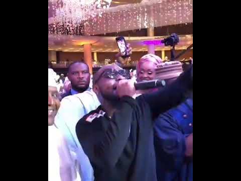 Father Of The Bride Dancing To His Godson S Performance Dangote X Davido Famil2018 Video Efe O 