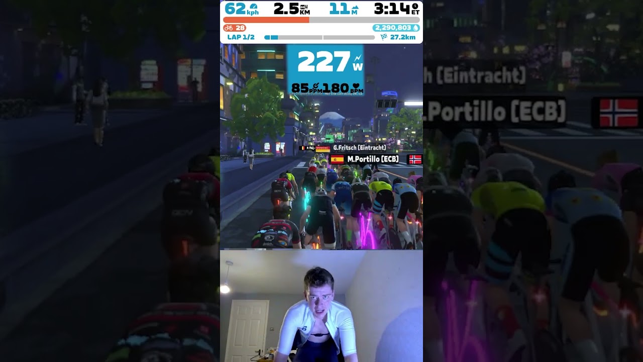 Zwift Sprint Shakes House 