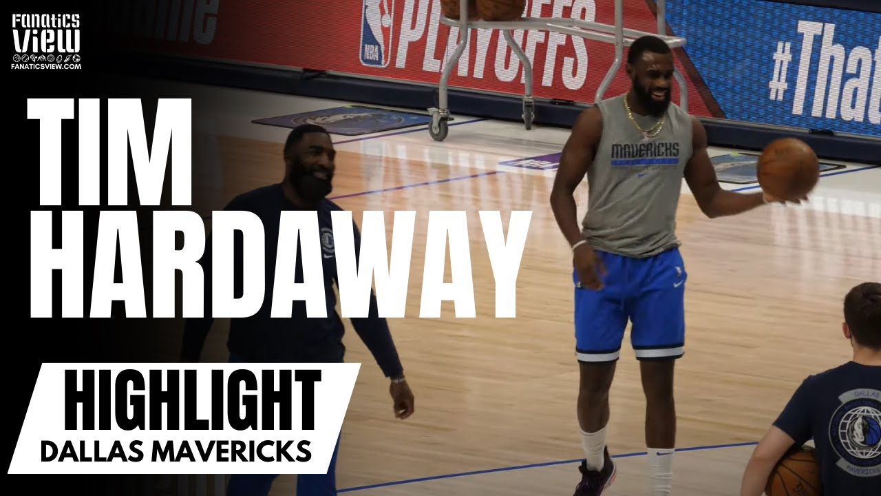 Tim Hardaway Jr. Shows Off Impressive Half-Court Logo Range | Dallas Mavs on Fanatics View