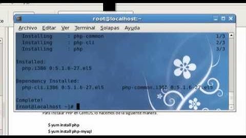 INSTALACIÓN de servidor WEB(httpd) + PHP + mysql | millergomez.com