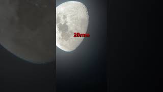 6mm vs 12mm vs 25mm - Moon Detail Comparison 🌕 #telescope #astronomy #gear