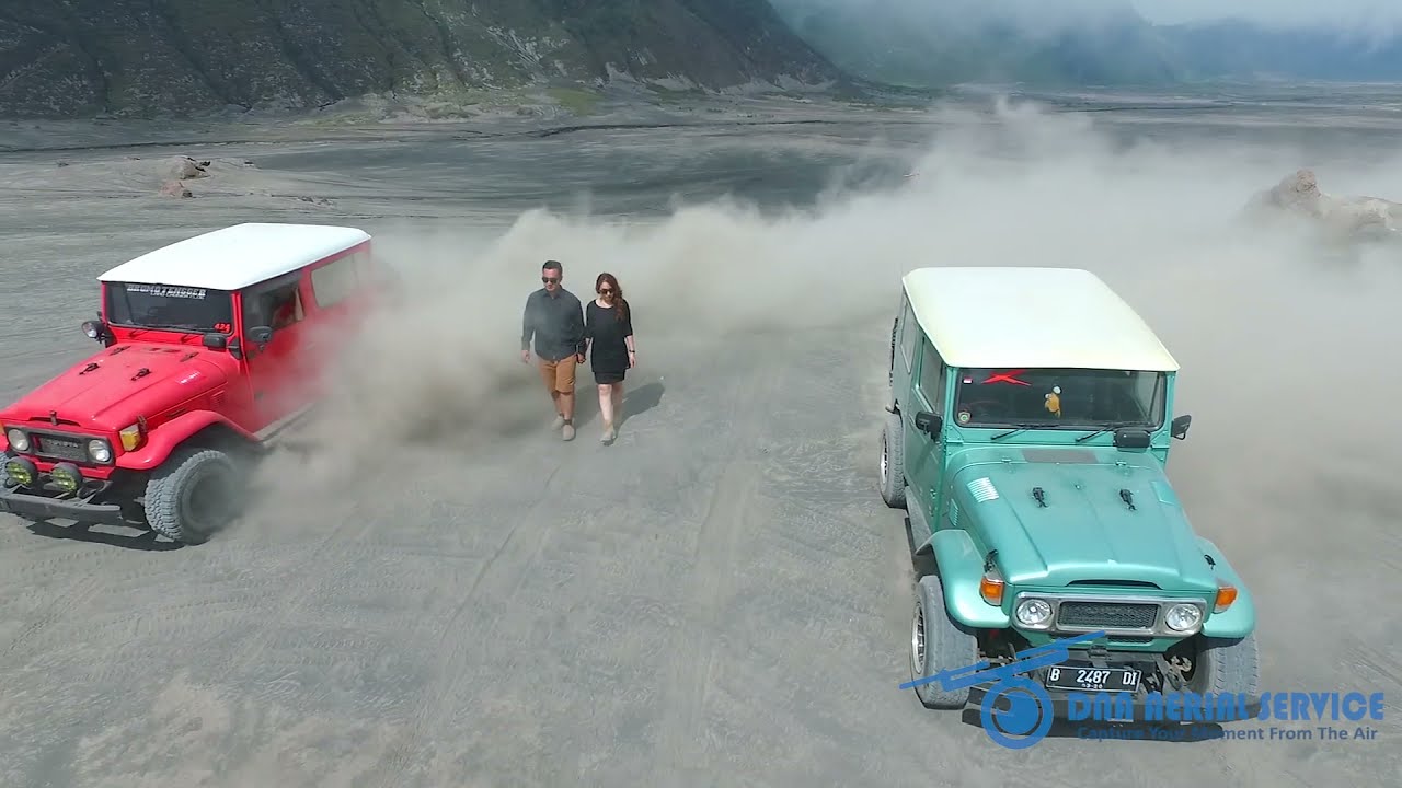 Aerial Shoot Epic Prewedding Shoot Drone Mount Bromo