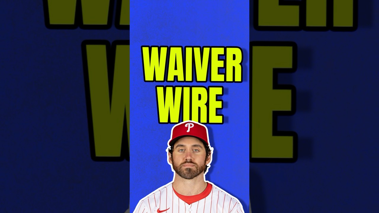 6 players to pick up from your fantasy baseball waiver wire