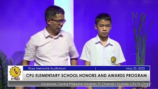 CPU ELEMENTARY SCHOOL HONORS AND AWARDS PROGRAM