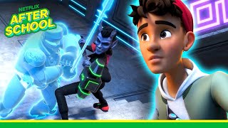 Daniel VS Ghost Guards 👻 Daniel Spellbound | Netflix After School