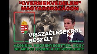 A Gyermekvédelemről, Szexuális Bántalmazásokról, Pénzügyi Visszaélésekről Beszélt Horváth Leon