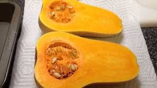 How to Bake Butternut Squash! Super Easy!