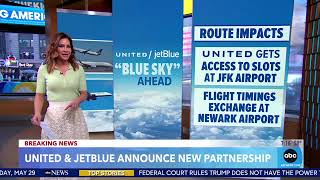 United and JetBlue announce partnership