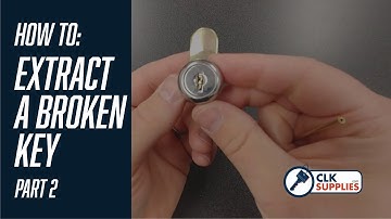 Broken Key Removal: How to Extract a Broken Key with the HPC EZ-1 Saw Blade Key Extractor