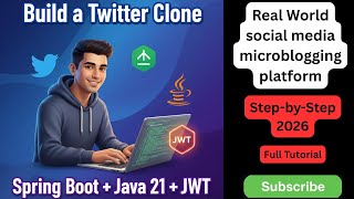 Build a Scalable Social Media Microblogging Platform with Java Spring Boot + JWT | Full Tutorial