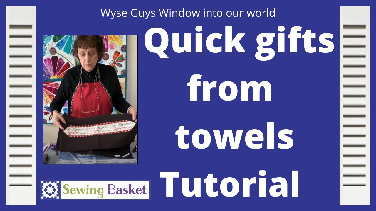 How to Sew a Hanging Towel - Easy DIY for Your Kitchen - Melly Sews