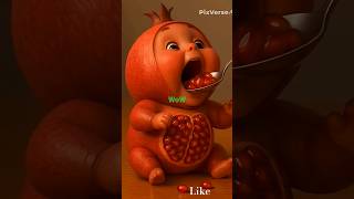 How fun to watch the video of the pomegranate.#funny #video #funny