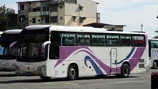 【🚠中華民國台湾のNO.1交通情報局NANKAI夜行急行夢憶の旅人JKT75:世界バス交通転运駅🚠】台湾の公車，國光客運DAEWOO HIGH-STEP BUS。