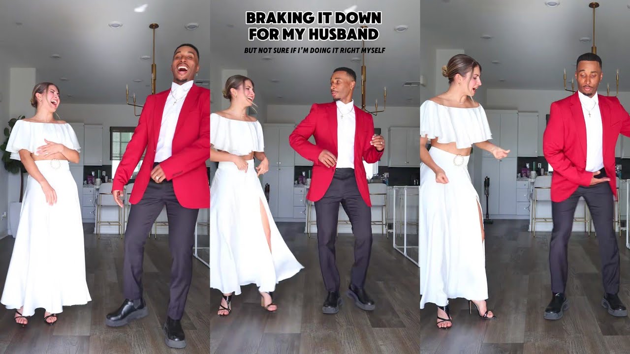 Миранда Деррик показывает Bdash, как танцевать этот потрясающий танец 😄😆