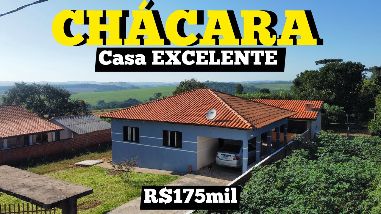 CHÁCARA ***(VENDIDA)***COM CASA EXCELENTE ÁREA GOURMET OPORTUNIDADE R$175mil