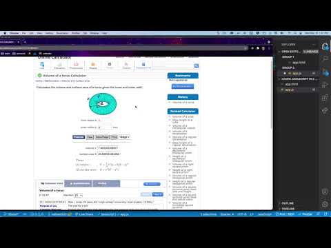 38 Volume of Torus Program