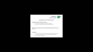 Webinar on Influencing Global Discussions on Inclusive Education