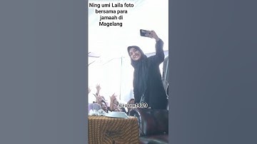 Ning umi Laila foto bersama para jamaah di Magelang. #shorts #ningumilaila #viral