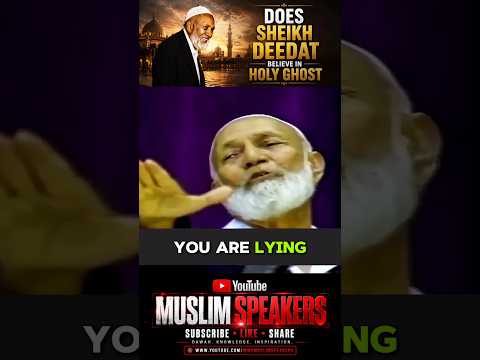 Does Sheikh Deedat Believe in the Holy Ghost? #shorts #islam #christianity #holyghost #lying #deedat