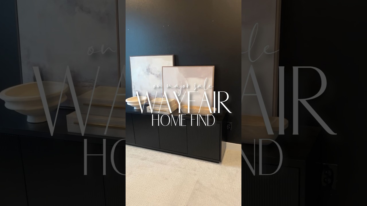 Budget Friendly Media Console From Wayfair!